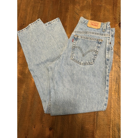 Levi's Denim - Vintage Levi's 550 Jeans Womens 12 MIS M Blue Relaxed Fit Tapered Leg